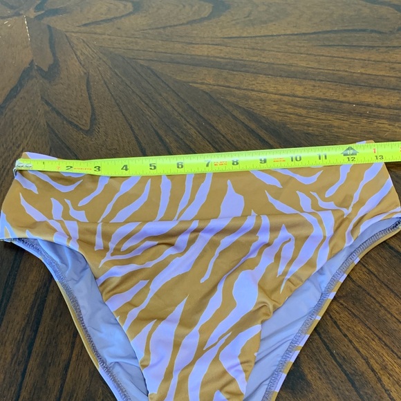 Gottex- purple and brown animal print Bikini Bottom - Picture 4 of 6